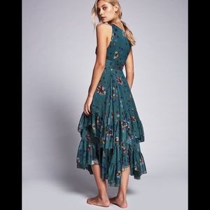 Free people “Catching Glances” Chiffon silk dress